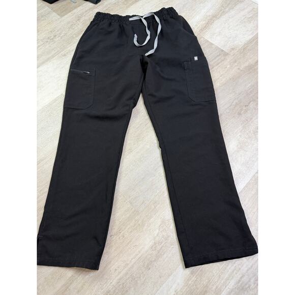 Figs Pants - Figs High Waisted Dowa Scrub Pants Black Size Large #1001102
